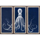 Natural Curiosities Lord Bodner Triptych - Unframed Pillow & Decor Natural-Curiosities-BODNT-BLU-Unframed
