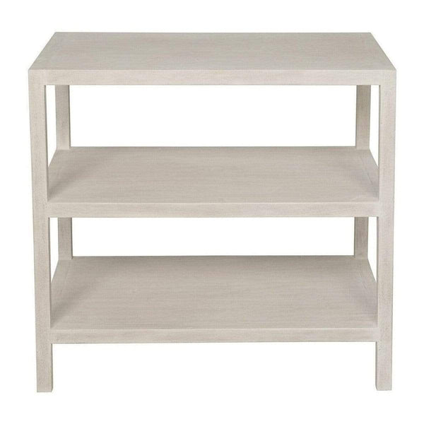 2 Shelf Side Table-White Wash – Meadow Blu 