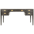 Noir Africa Desk Furniture noir-GDES174P 842449127456