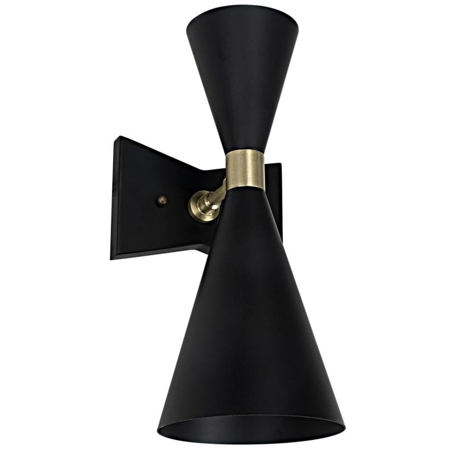 Noir Ariel Sconce Lighting noir-LAMP743MTB