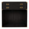 Noir Campaign Chest Furniture noir-GTAB901P 00842449126459