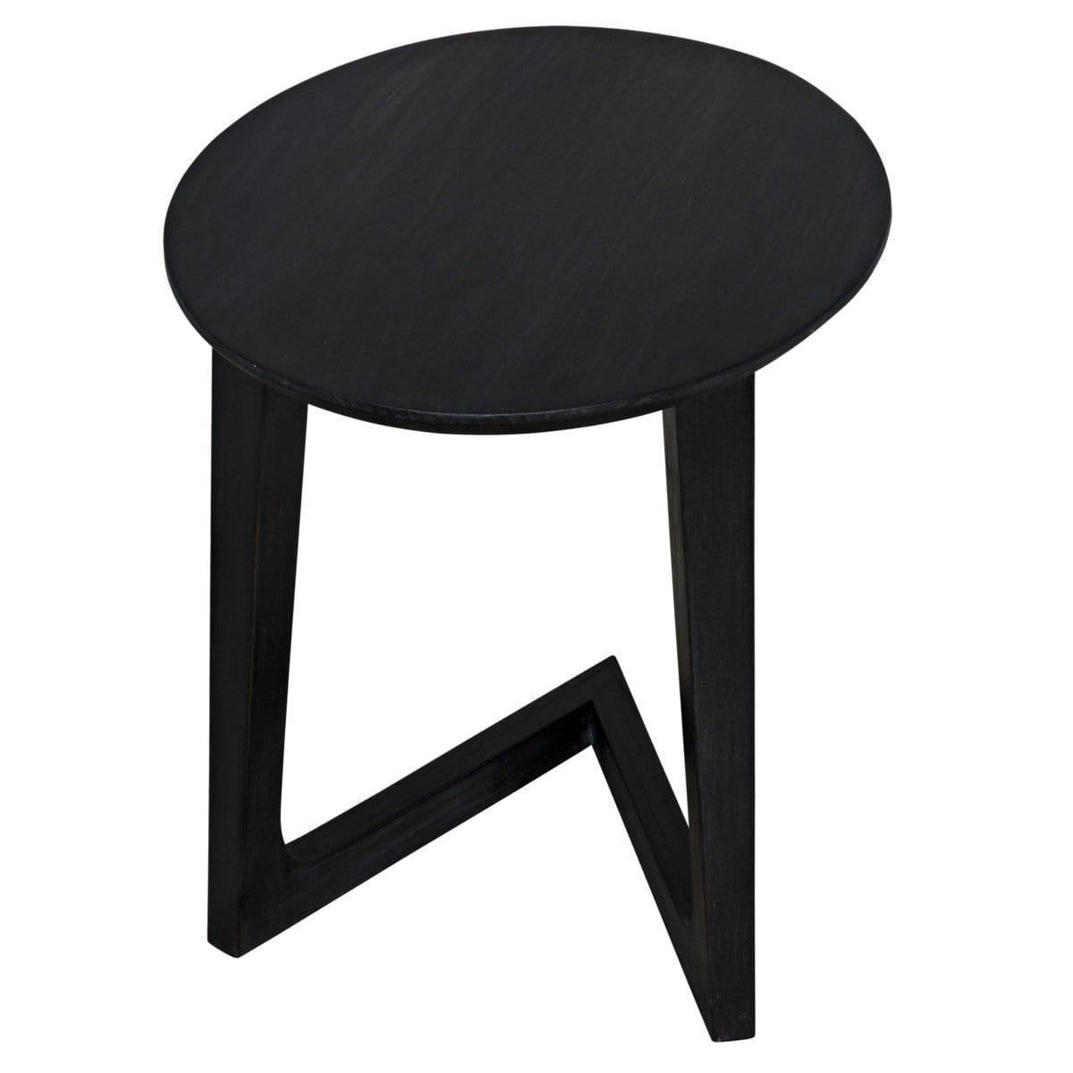 Noir Cantilever Side Table - Charcoal Black Furniture noir-AE-18CHB 00842449120600