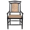 Noir Colonial Bamboo Chair Chairs noir-GCHA126AHB 00842449103641