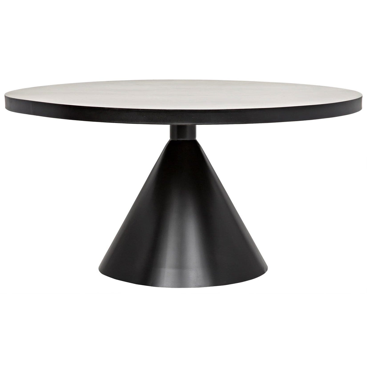 Noir Cone Dining Table - Metal Furniture noir-GTAB523MT 00842449117693