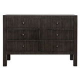 Noir Conrad 6 Drawer Dresser - HOLD FOR PRICING Furniture noir-GDRE221P 00842449121249