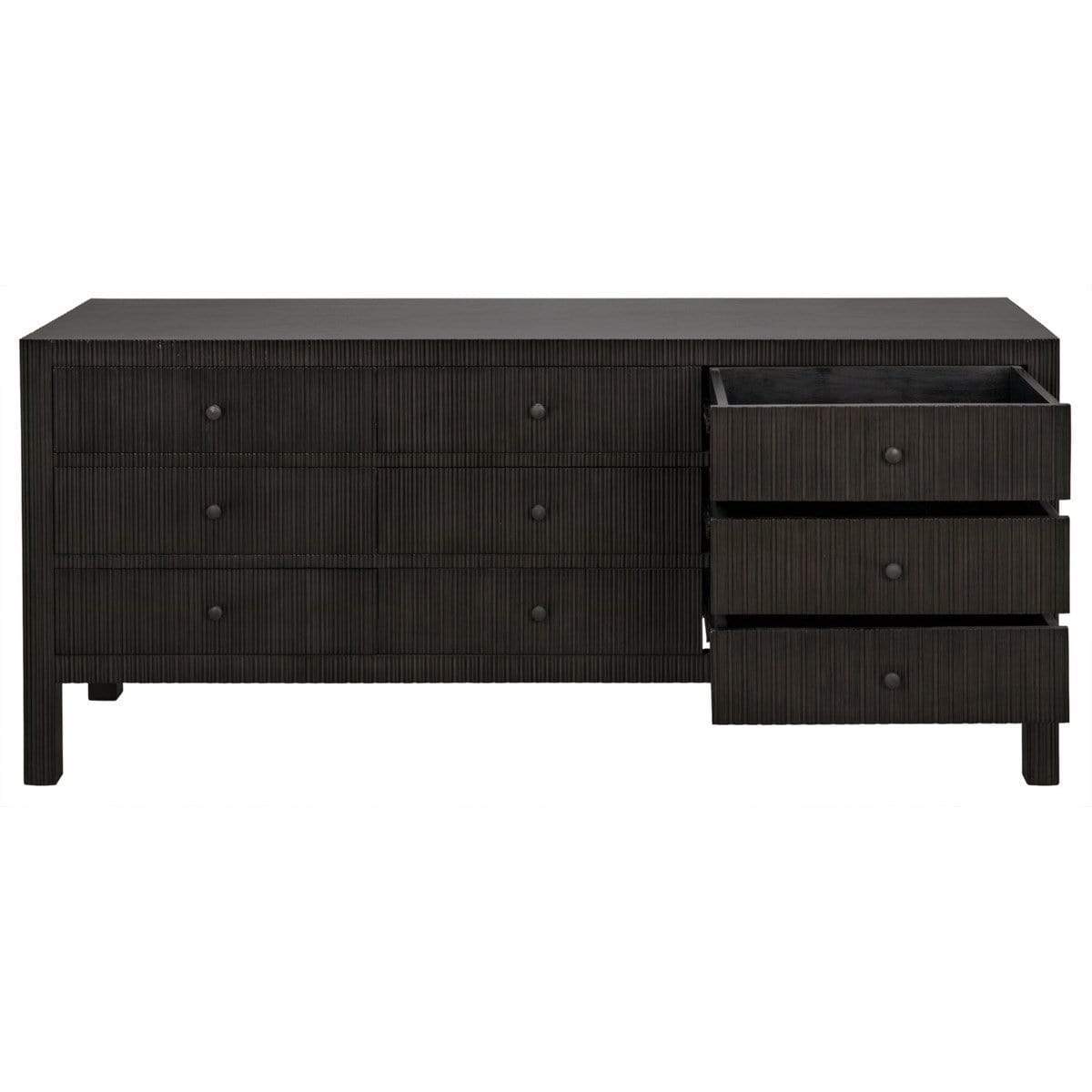 Noir Conrad 9 Drawer Dresser - Pale Furniture noir-GDRE222P 00842449121256