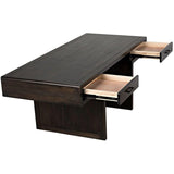 Noir Degas Desk - Ebony Furniture noir-GDES155EB 00842449126657