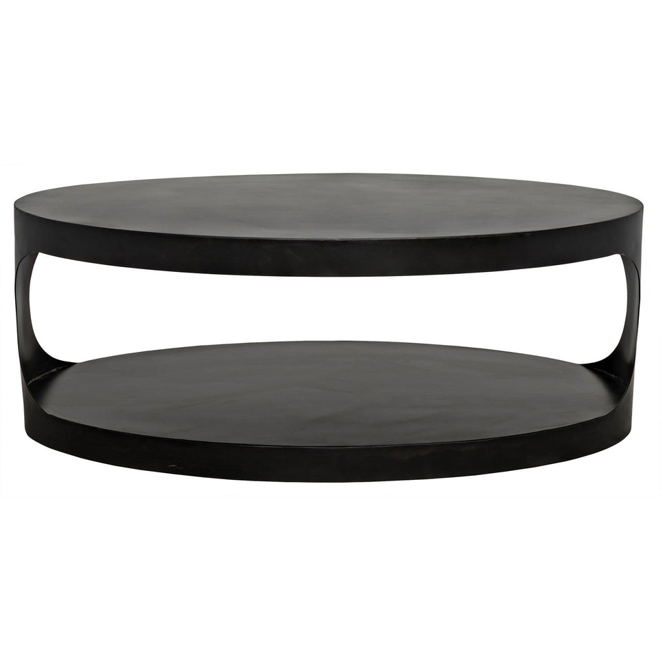 Noir Oval Coffee Table