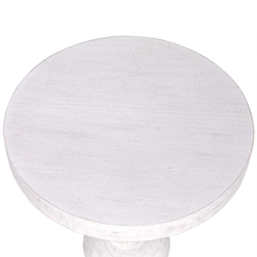 Noir Fenring Side Table - White Wash Furniture noir-GTAB945WH 00842449129306