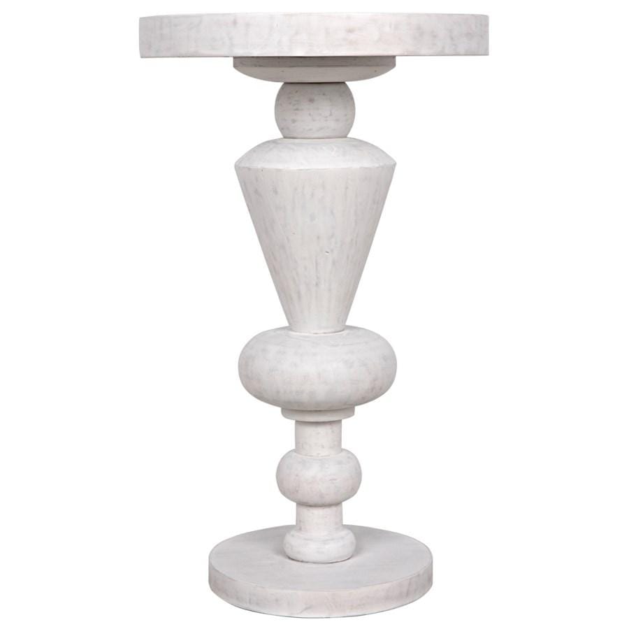 Noir Fenring Side Table - White Wash Furniture noir-GTAB945WH 00842449129306