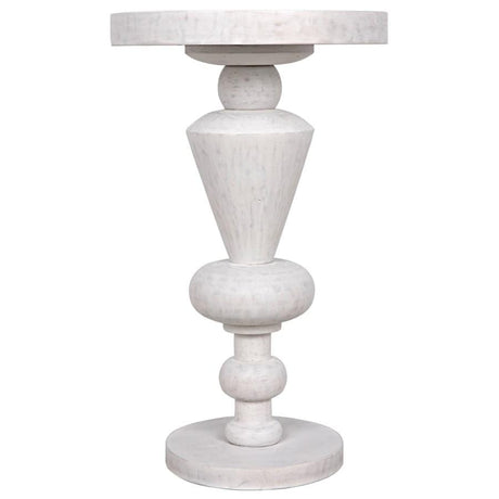 Noir Fenring Side Table - White Wash Furniture noir-GTAB945WH 00842449129306