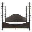 Noir Ferret Bed - Pale Furniture Noir-GBED109EKP-Eastern King 00842449103085