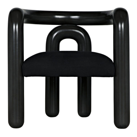 Noir Hockney Chair Furniture noir-GCHA307P 00842449133549