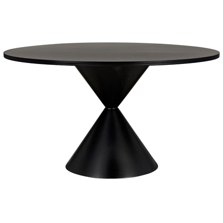 Noir Hourglass Dining Table Furniture noir-GTAB578MTB 00842449132573