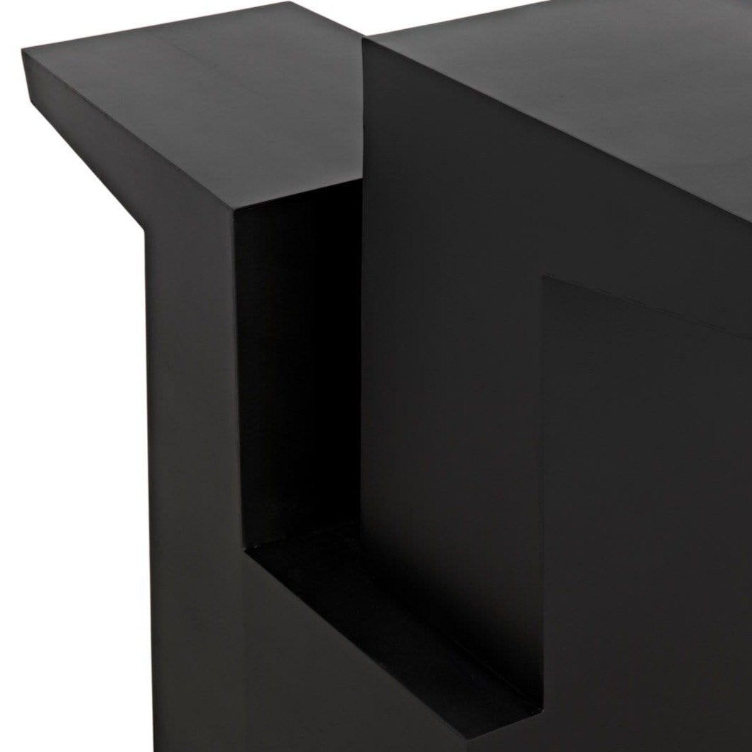 Noir Jazz Console Accent & Side Tables noir-GCON369MTB