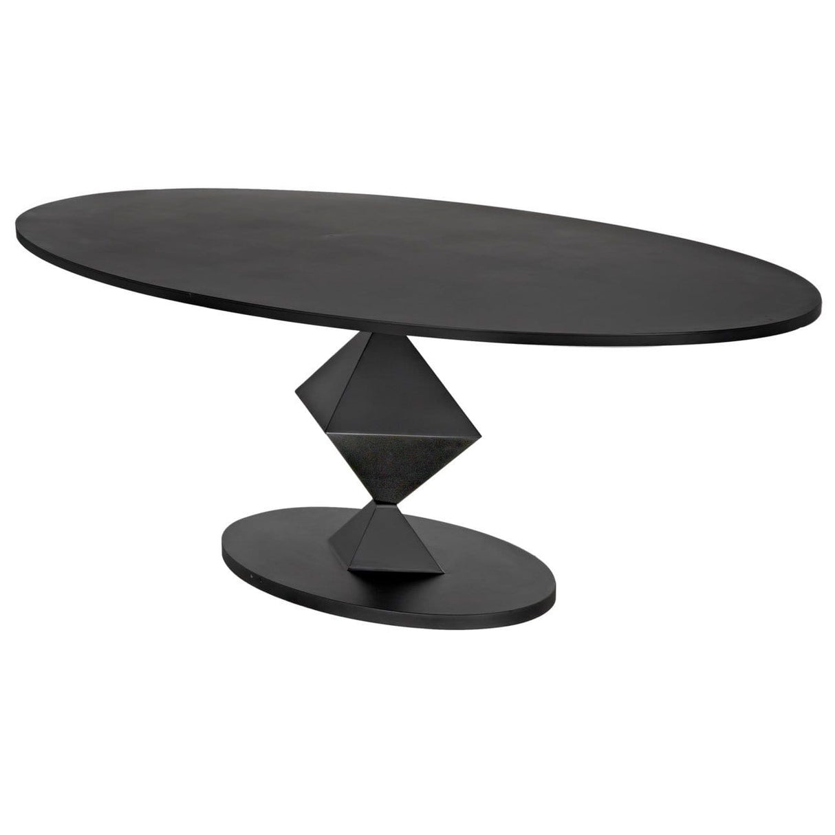 Noir Katana Oval Dining Table - HOLD FOR PRICING Furniture noir-GTAB565MTB