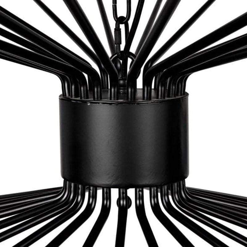 Noir Lampberto Chandelier Lighting Noir-LAMP775MTB 00842449129412