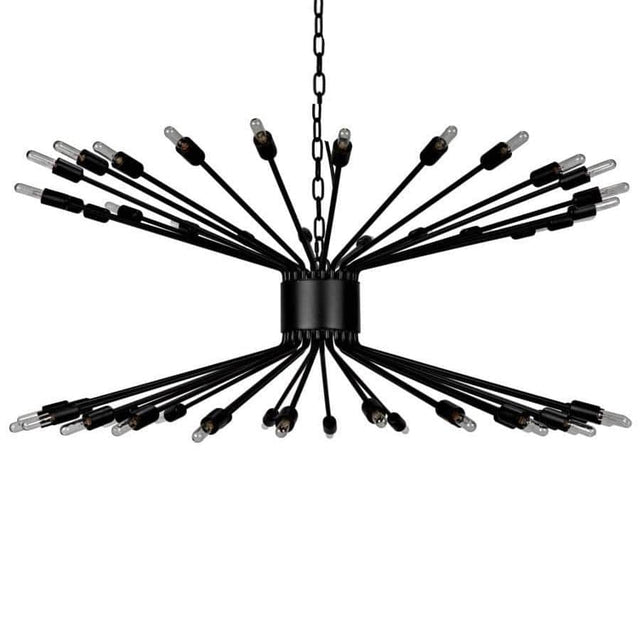 Noir Lampberto Chandelier Lighting Noir-LAMP775MTB