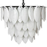 Noir Lotus Chandelier Lighting noir-LAMP650MB 00842449118034