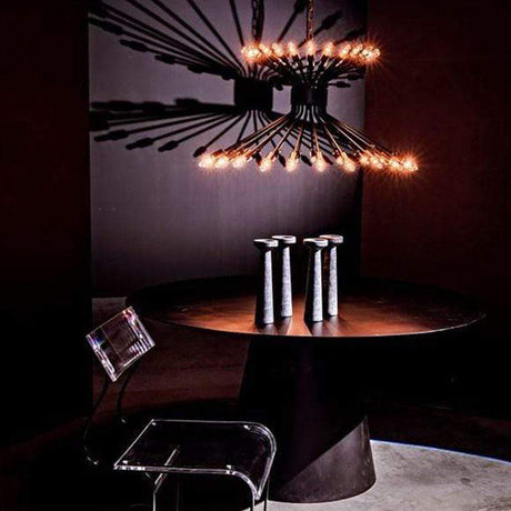 Noir Mancini Chandelier Lighting Noir-LAMP775MTB 00842449129399