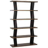 Noir Mood Bookcase Furniture Noir-GBCS217DW 00842449128842