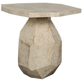 Noir Polyhedron Side Table Furniture noir-AM-194WM 00842449101869