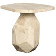 Noir Polyhedron Side Table Furniture noir-AM-194WM 00842449101869