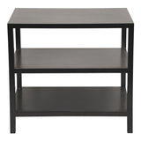 Noir QS 2 Shelf Side Table Furniture Noir-GTAB235HB 00842449107175