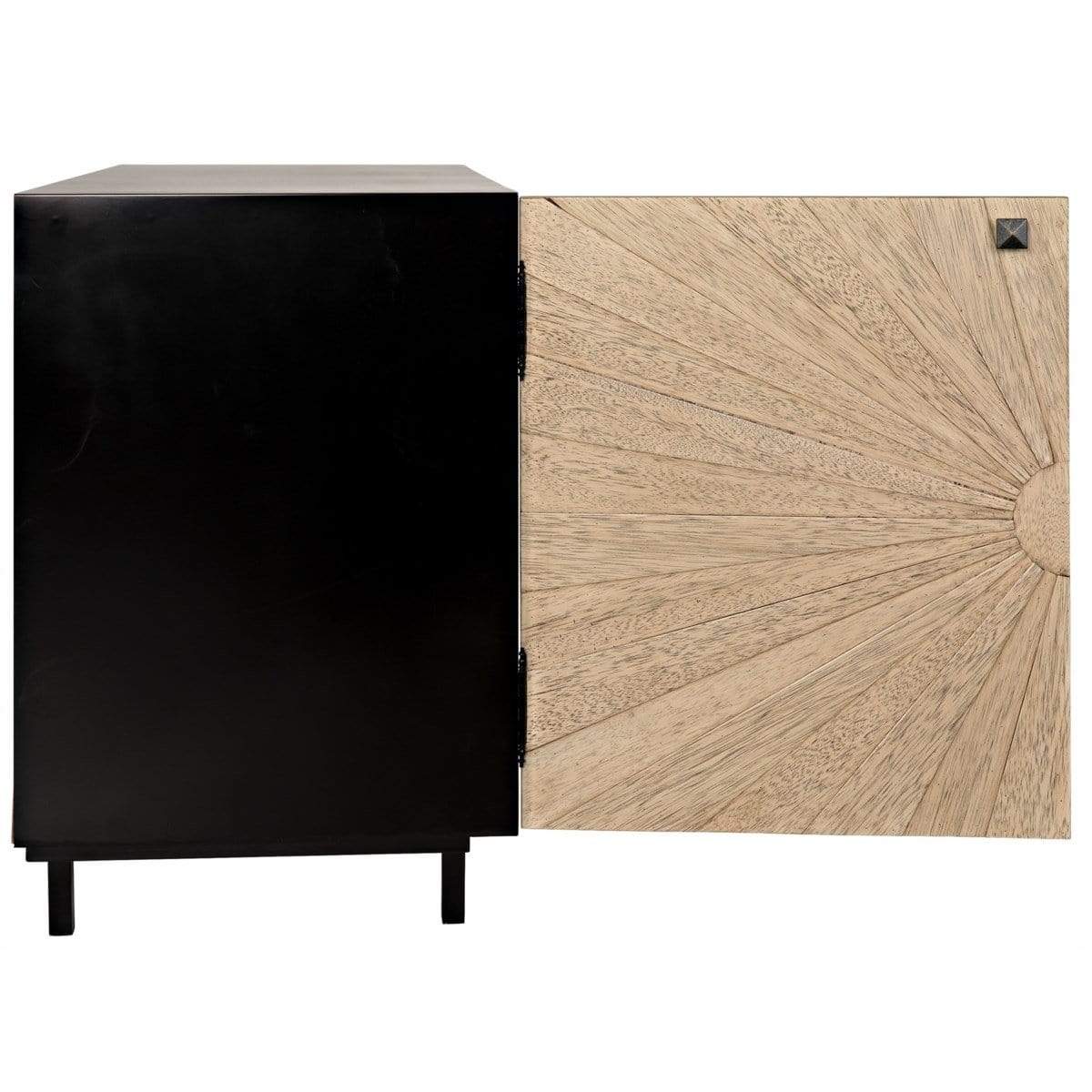Noir Ray Sideboard Furniture noir-GCON308BW 00842449123793