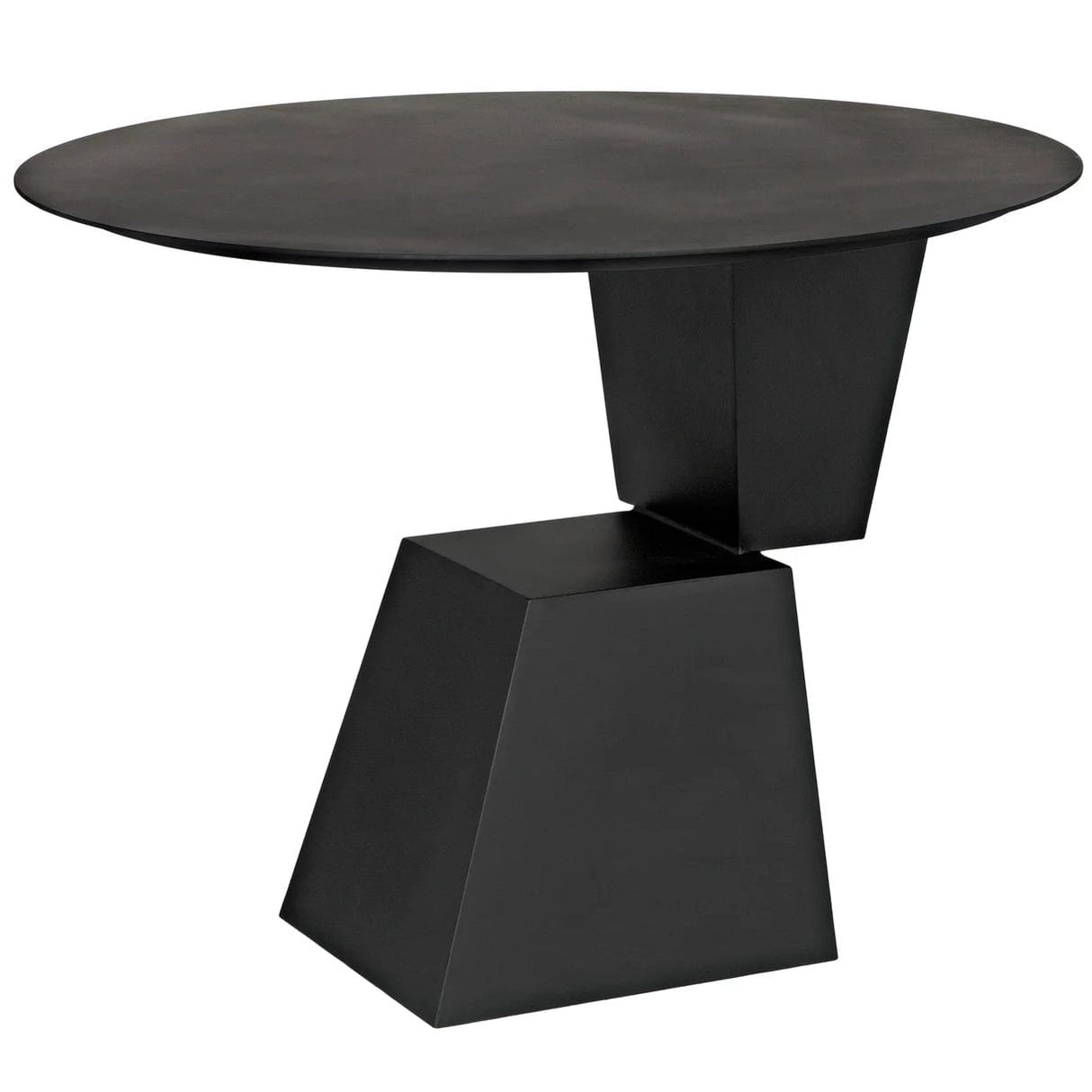 Noir Round Pieta Table Accent Tables noir-GTAB571MTB 00842449132214