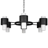 Noir Socrates Chandelier Lighting noir-LAMP763MTB 842449127135