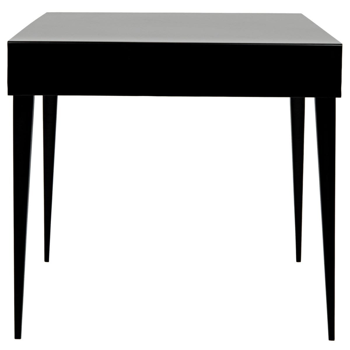 Noir Stiletto Desk Furniture noir-GDES153MT 00842449113497
