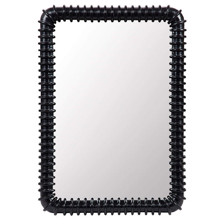 Noir Toshi Mirror, Hand Rubbed Black Mirrors noir-GMIR148HB