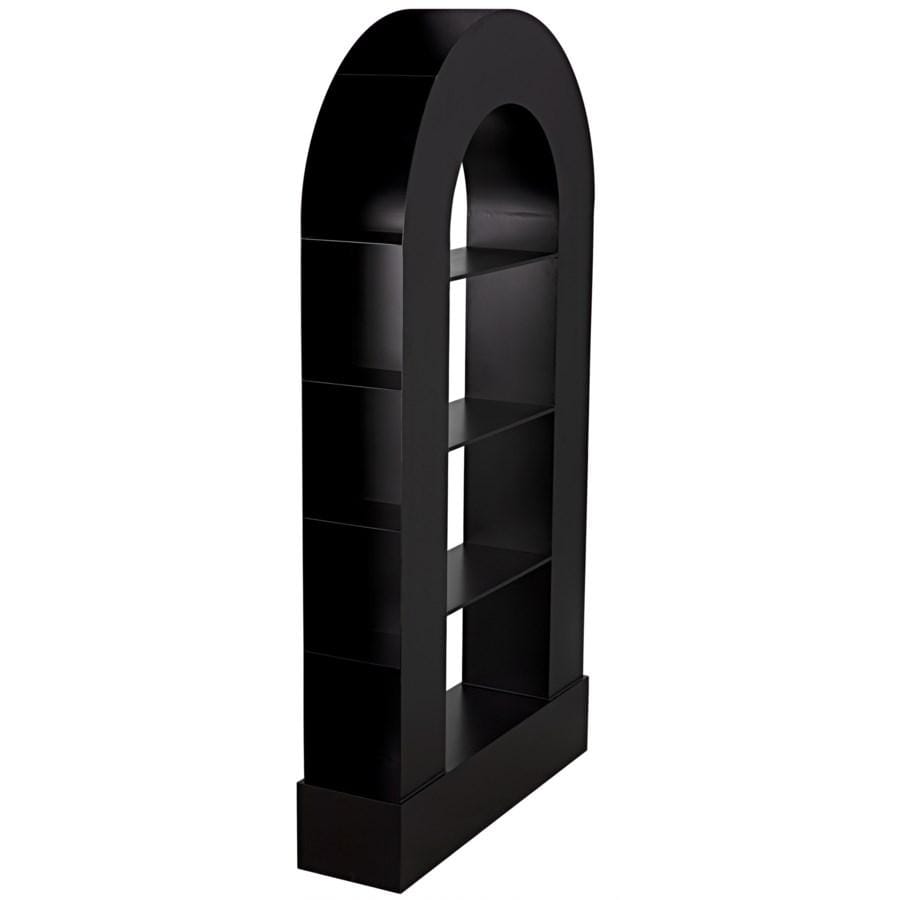 Noir Triumph Bookcase Furniture Noir-GBCS229MTB 00842449129542