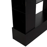 Noir Triumph Bookcase Furniture Noir-GBCS229MTB 00842449129542