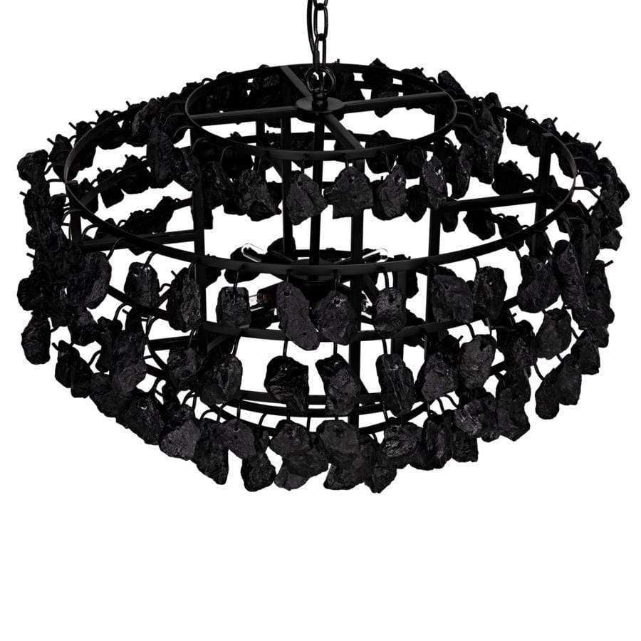 Noir Vulcan Chandelier Lighting noir-LAMP778MTB