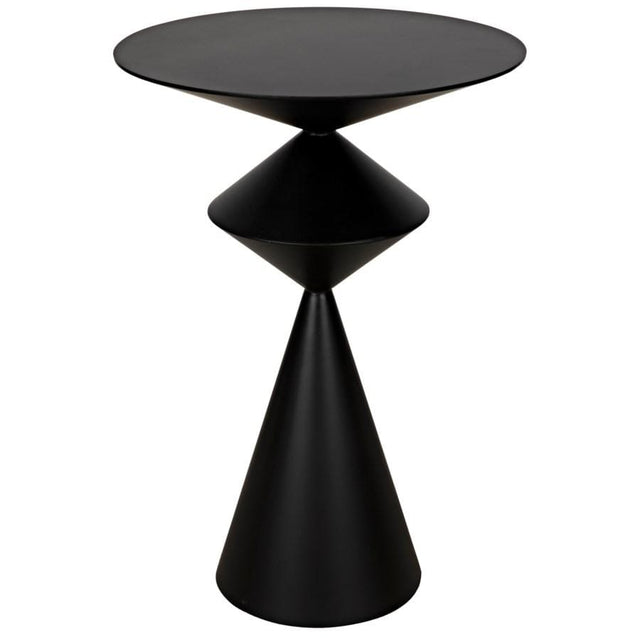Noir Zasa Side Table Furniture Noir-GTAB947MTB 00842449129375