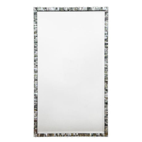 Oly Studio Pearl Mirror - Grey Mother of Pearl Wall