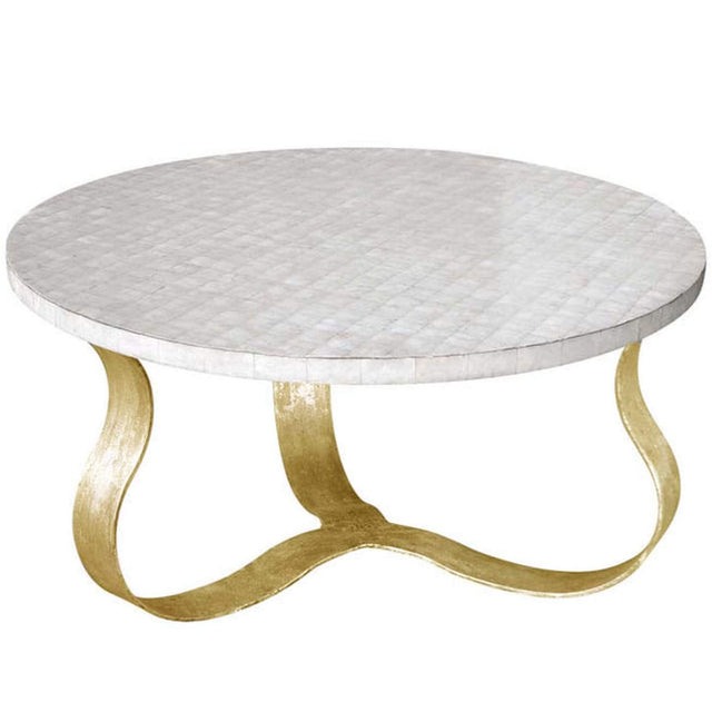 Oly Studio Pico Cocktail Table - White Furniture oly-pico-cocktail-table-small-gold-white