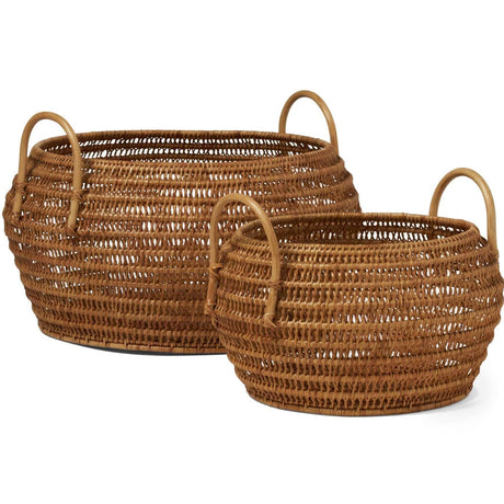 Pigeon & Poodle Aneta Baskets (Set of 2) Pillow & Decor pigeon-poodle-05ANET-NA-NBS2 08415971602993