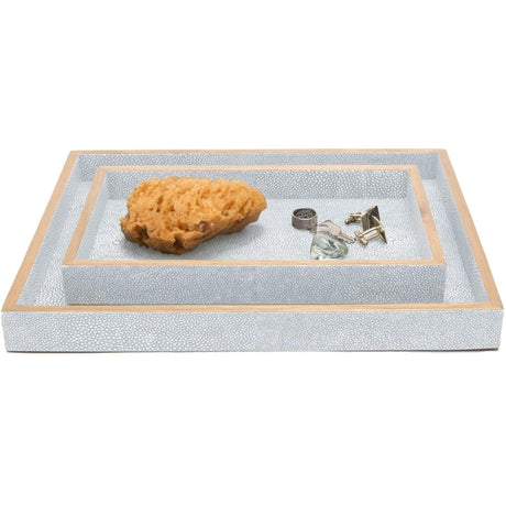 Pigeon & Poodle Manchester Tray Set - Cloud Gray Bedding and Bath pigeon-poodle-manchester-tray-set-cloud-gray