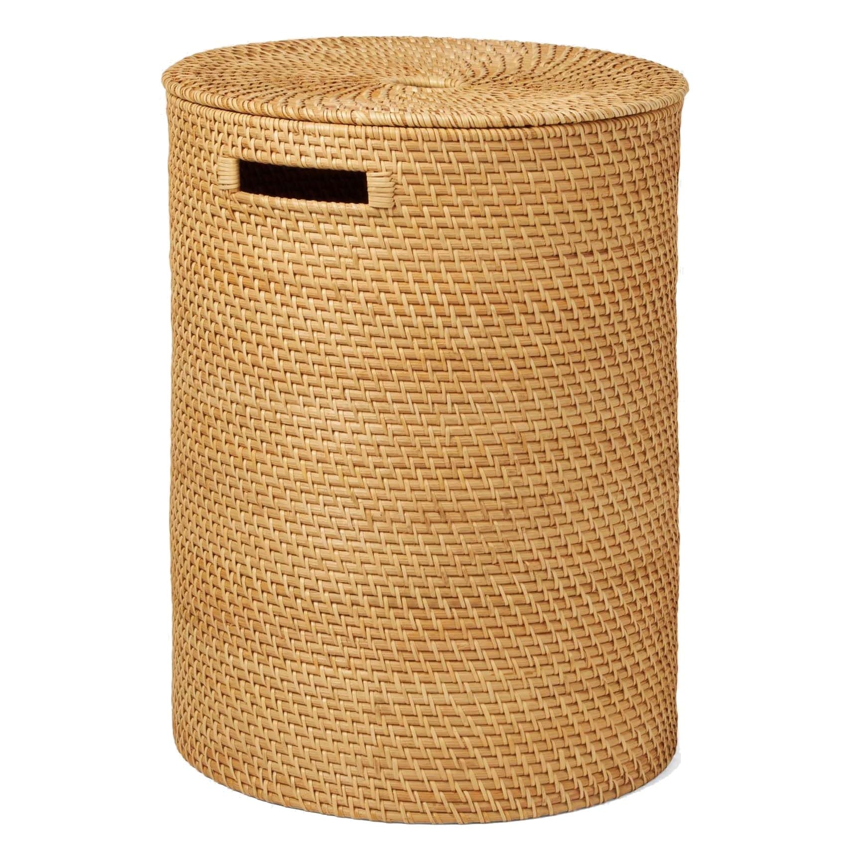Nema Natural Rattan Hamper - Thumbnail 4
