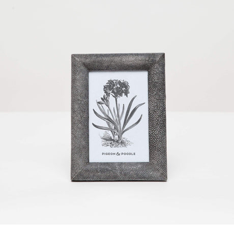 Pigeon & Poodle Oxford Picture Frame - Cool Gray Pillow & Decor pigeon-poodle-02OXFO-GY-4X6