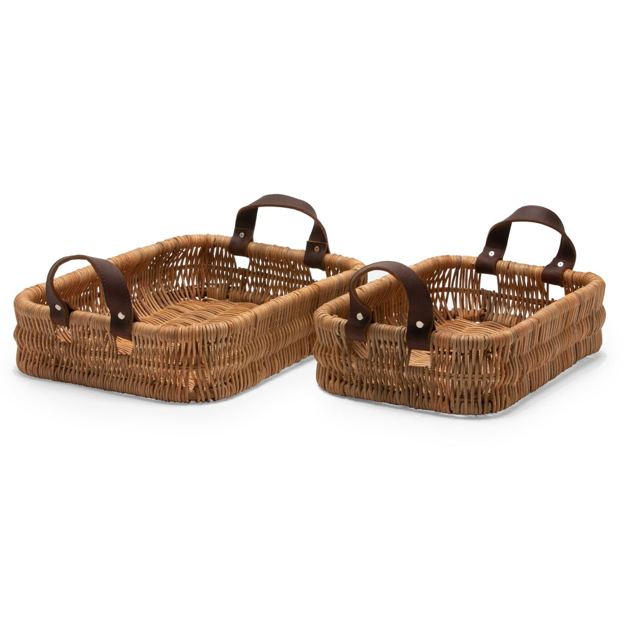 Pigeon & Poodle Yakima Rectangular Baskets - Set of 2 Pillow & Decor pigeon-poodle-05YAKI-RTLG-NT