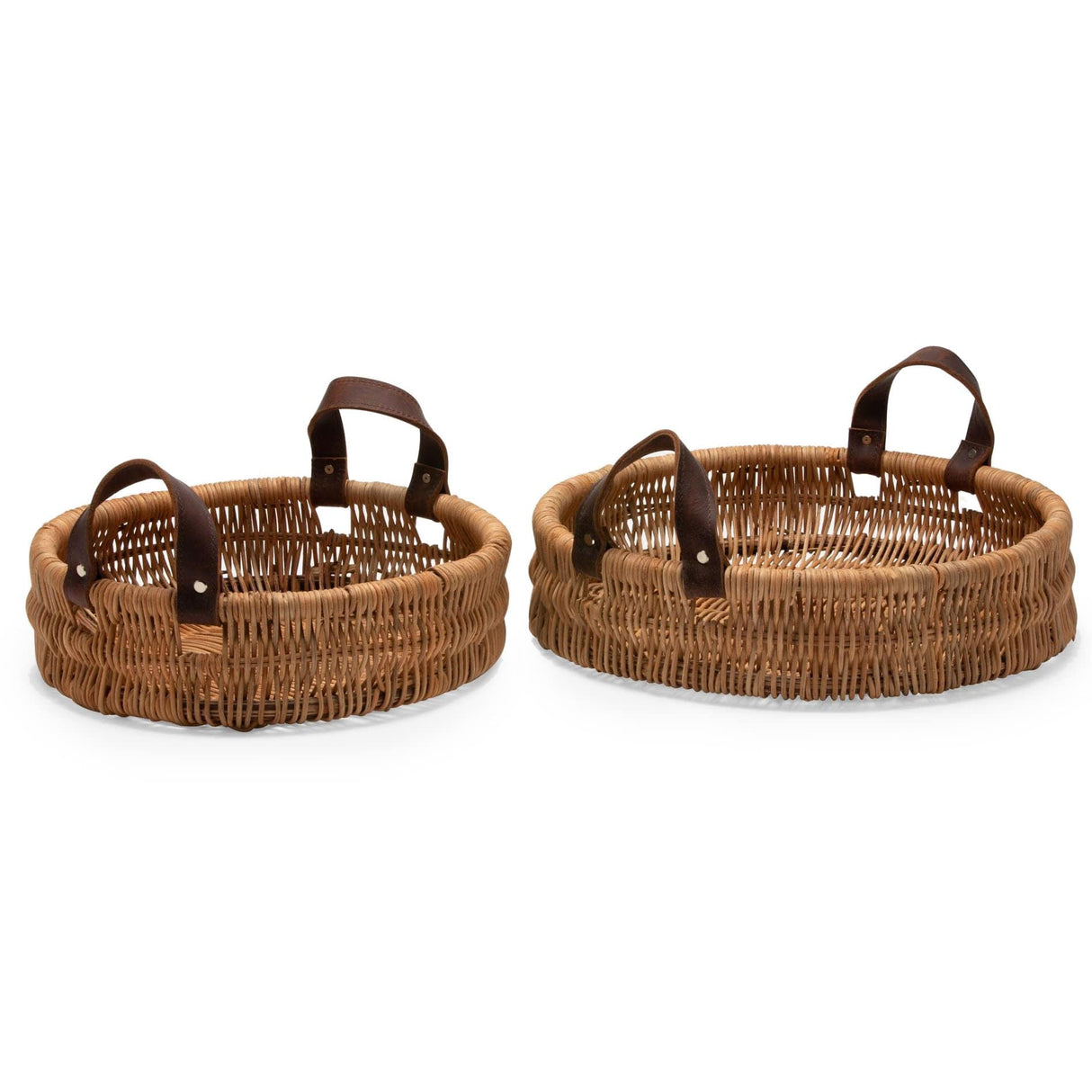 Pigeon & Poodle Yakima Round Baskets - Set of 2 Pillow & Decor pigeon-poodle-05YAKI-RDLG-NT