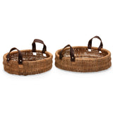 Pigeon & Poodle Yakima Round Baskets - Set of 2 Pillow & Decor pigeon-poodle-05YAKI-RDLG-NT