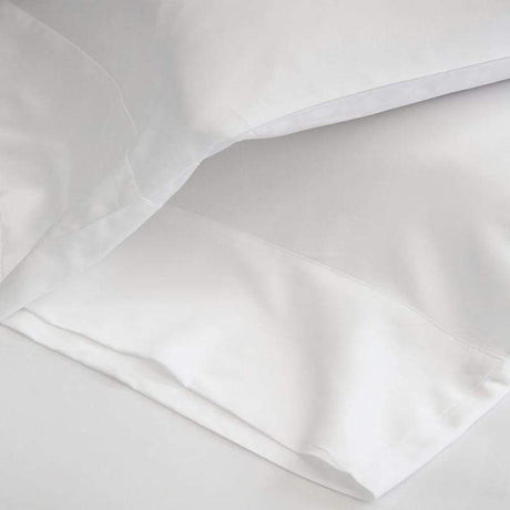 Pom Pom at Home Cotton Sateen Sheet Set - White Bedding and Bath