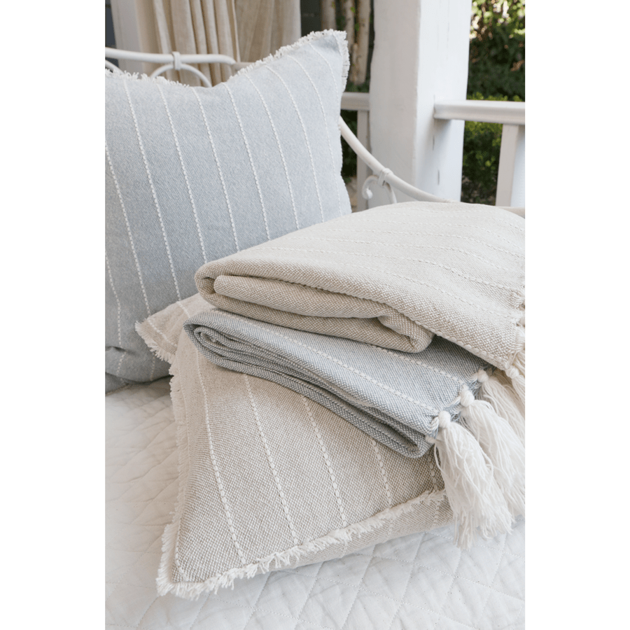 Pom Pom at Home Henley Hand Woven Pillow w/ Insert Bedding and Bath