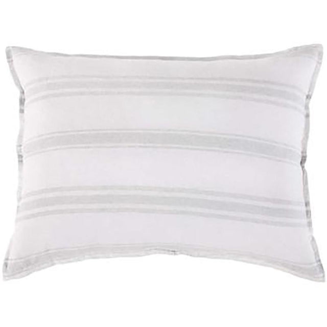Pom Pom at Home Jackson Big Pillow - White/Ocean - 1