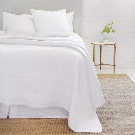 Pom Pom at Home Marseille Coverlet - White Bedding and Bath